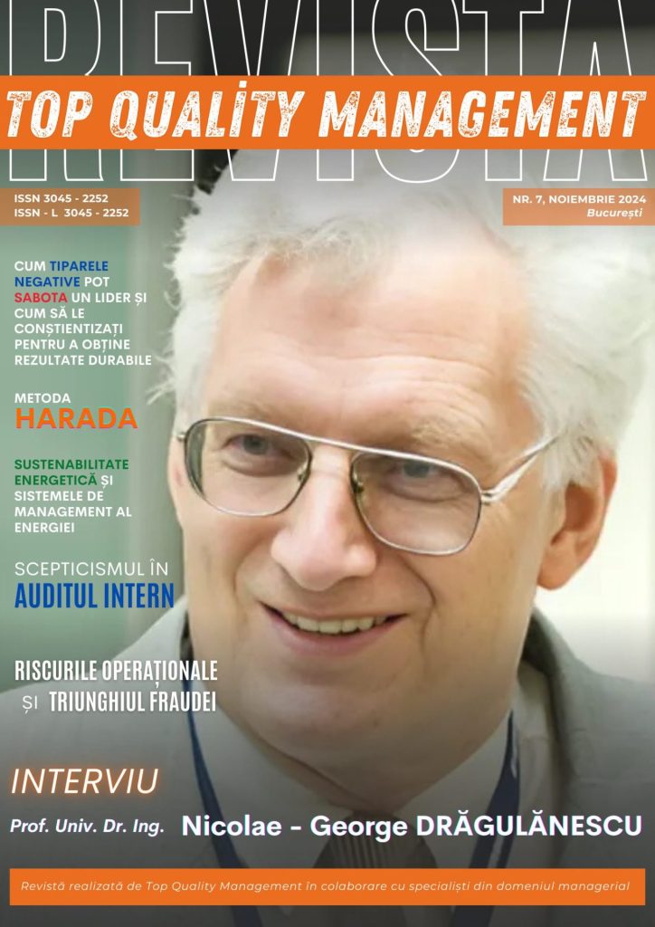 Coperta Revista Top Quality Management - nr. 7, decembrie 2024