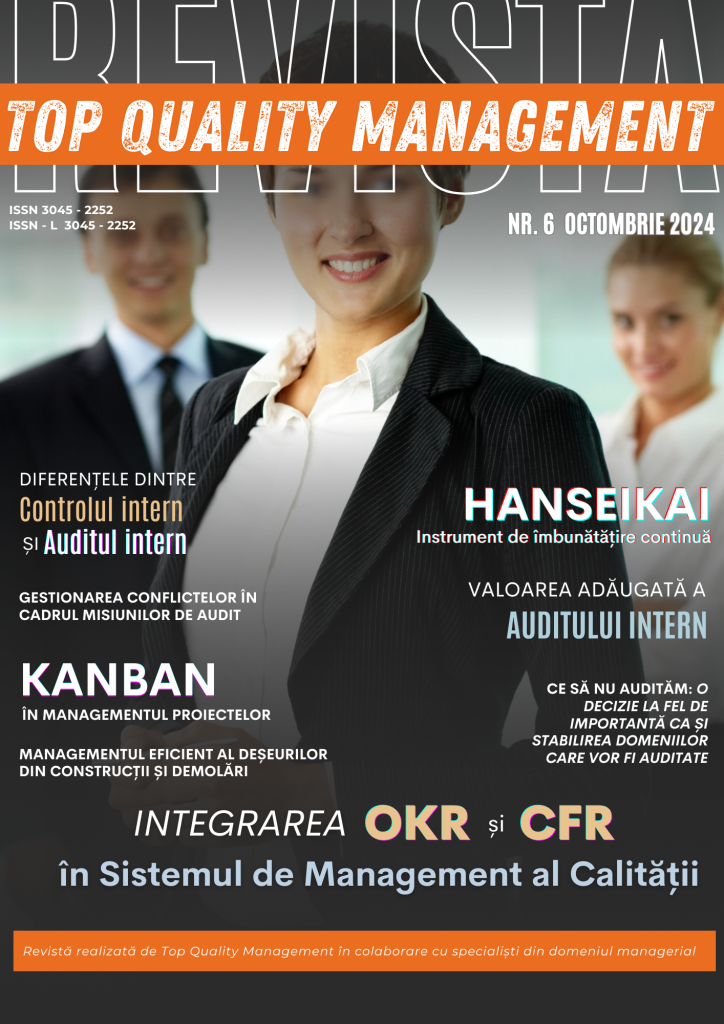 Coperta Revista Top Quality Management - nr. 6, octombrie 2024